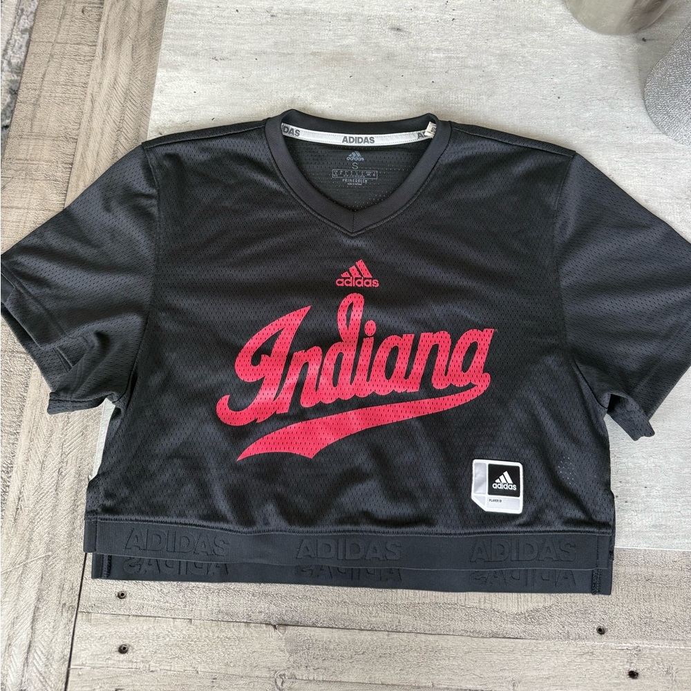 Adidas Black and Red Indiana Jersey